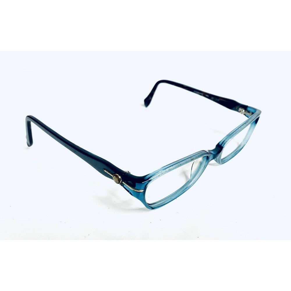 Leon Max Teal Blue Rectangular Frame Glasses - image 4